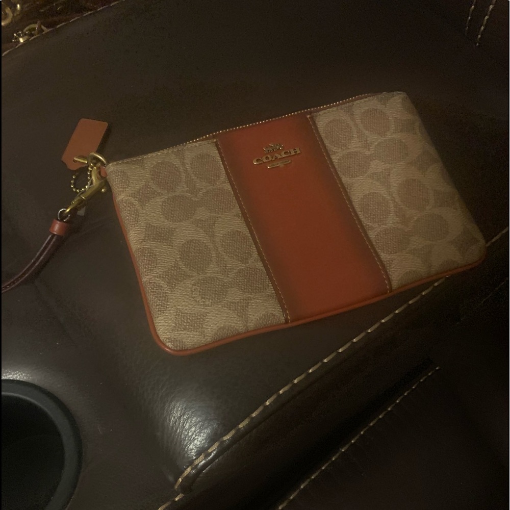 Coach Signature Wristlet